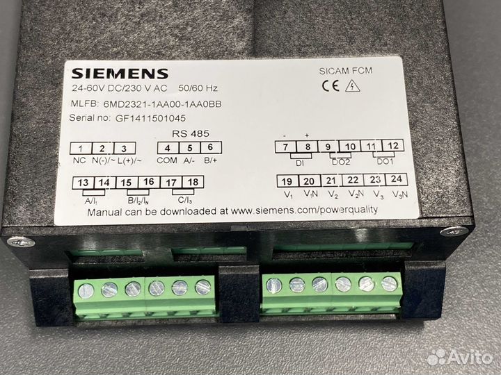 Siemens 6MD2321-1AA00-1AA0 новыe, 3 шт