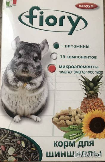 Корм для шиншилл fiory Cincy