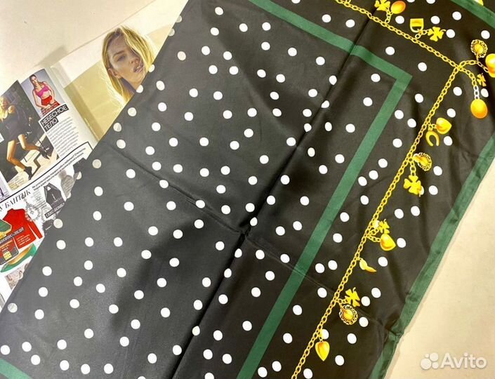 Платок шали пашмина Легендарный Горошек