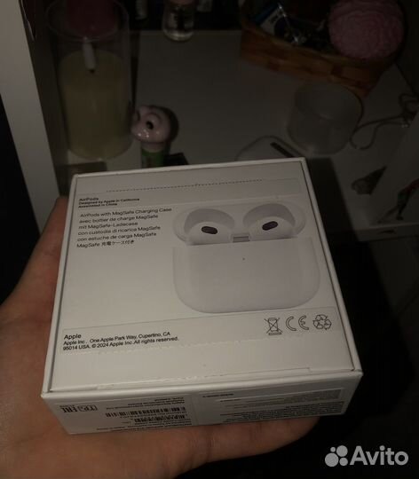 Беспроводные наушники apple airpods 3