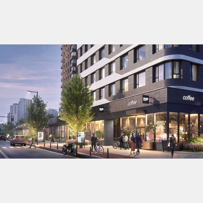 1-к. квартира, 35,7 м², 23/25 эт.