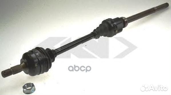 Полуось передн прав peugeot: 308 07, 3008 09