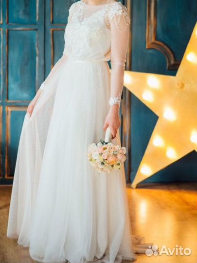 Свадебное платье Queen + фата