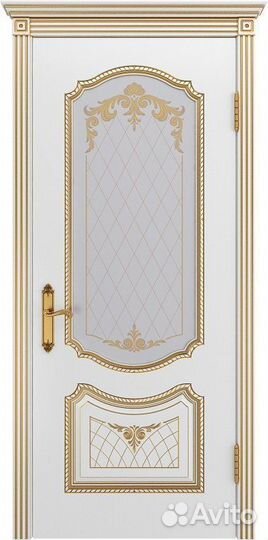 Межкомнатная дверь эмаль Шейл Дорс Соло, остеклённ