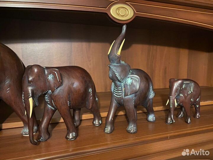 Статуэтка слона из дерева декоративные