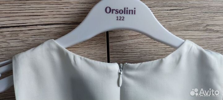 Нарядное платье для девочки orsolini 122