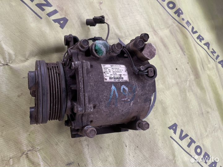 Компрессор кондиционера mitsubishi lancer 9