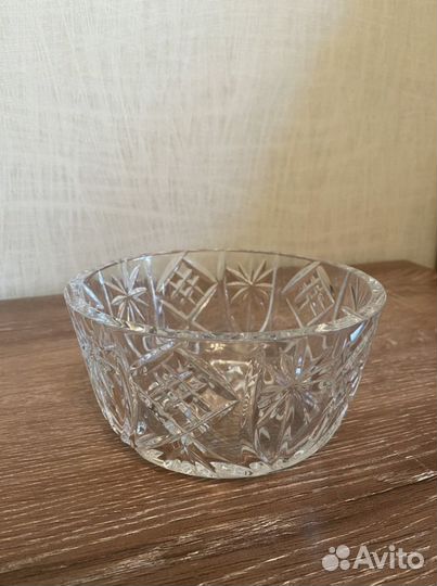 Салатница,конфетница хрустальная