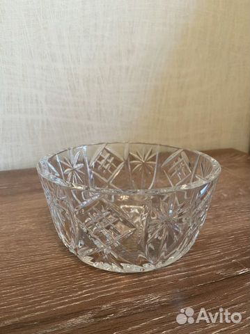 Салатница,конфетница хрустальная