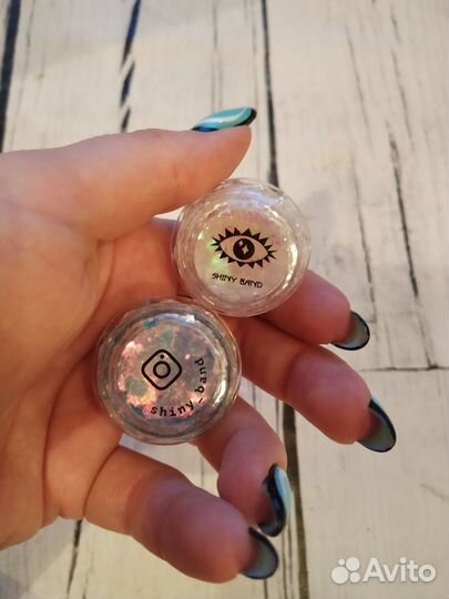 Глитер тени