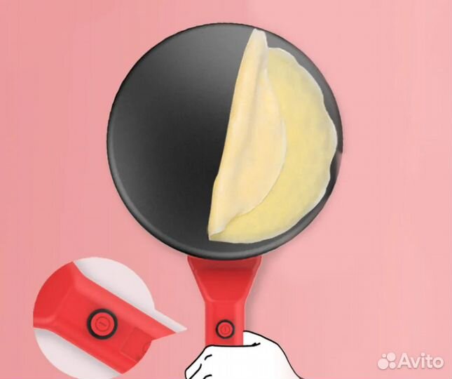 Блинница Liven Fun Pizza Machine (BC-611) (Red)