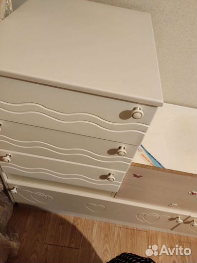 Детская кровать люлька с матрасом