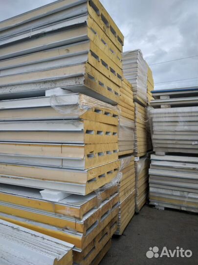 Сэндвич панели Кровля 100 мм пир В наличии 3000м2