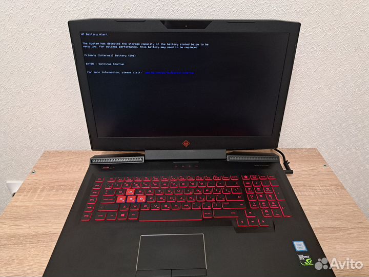 Игровой ноутбук HP omen 17