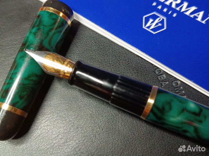 Перьевая ручка Waterman Phileas Green Marble