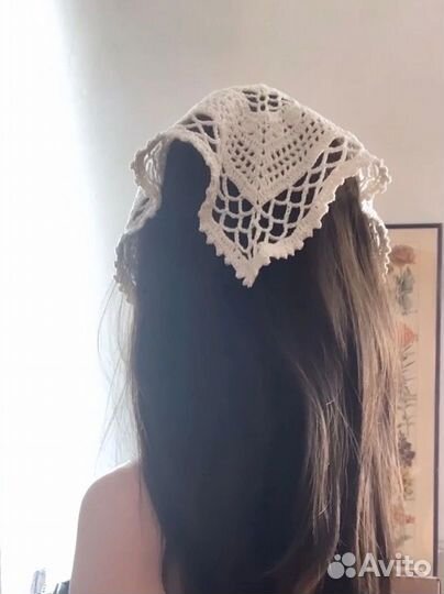 Косынка хлопковая ажурная на заказ
