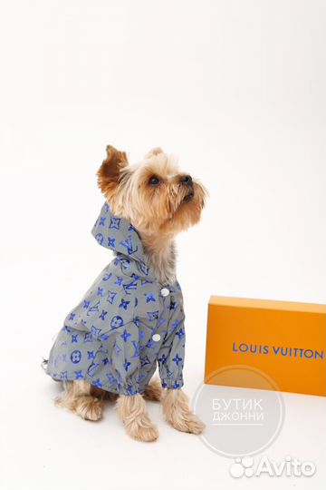 Дождевик светоотражающий для собак Louis Vuitton