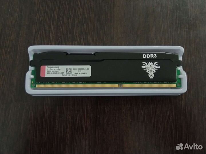 RAM ddr3 16 gb (8x2) новая