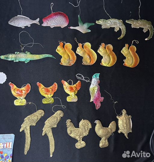 Елочные игрушки СССР советские