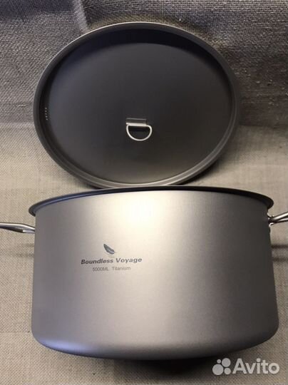 Титановый котелок 5 литров