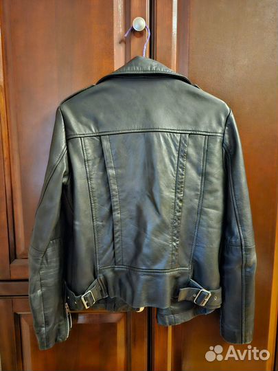 Кажаная куртка косуха Mango