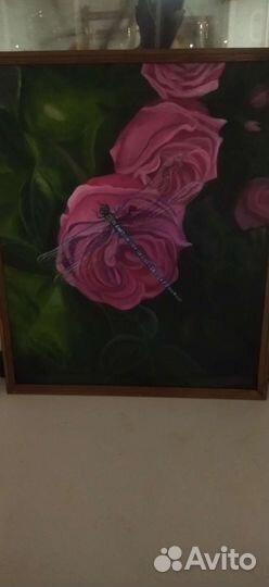 Картина маслом на холсте в раме