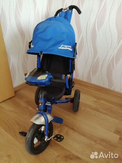 Детский велосипед-коляска Lamborghini