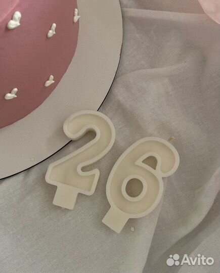 Именинные свечи цифры