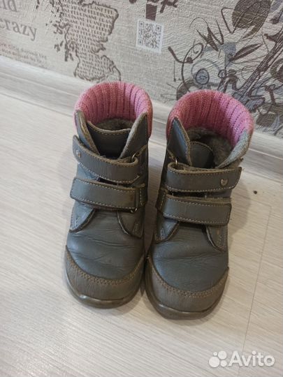 Ботинки демисезонные для девочки 27 размер