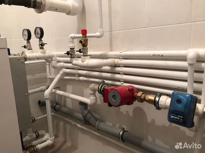 Отопление теплый пол водоснабжение канализация