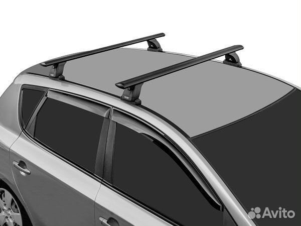 Багажник в штатные места Volkswagen Caddy III, 200