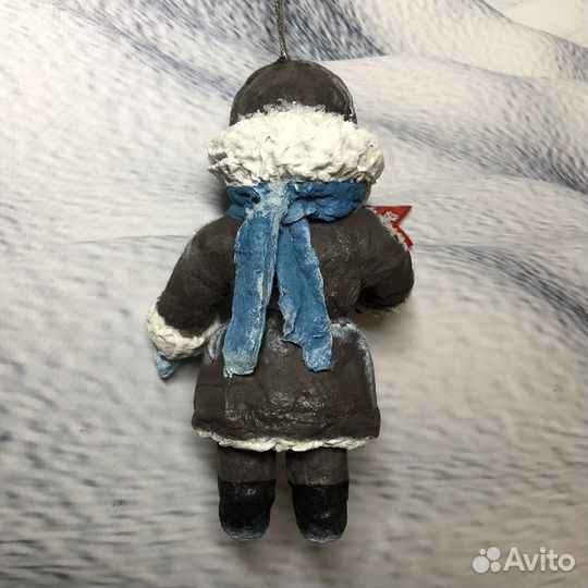 Игрушка ватная на елку