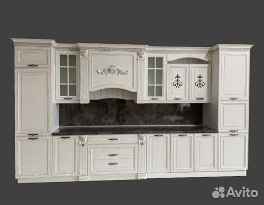 Кухонный гарнитур Кальяри Бьянки 33 (4,2м)