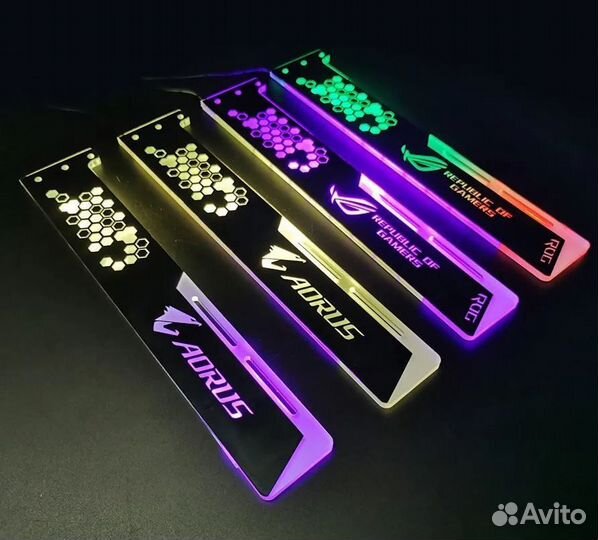 Держатель видеокарты rog, aorus 28 см