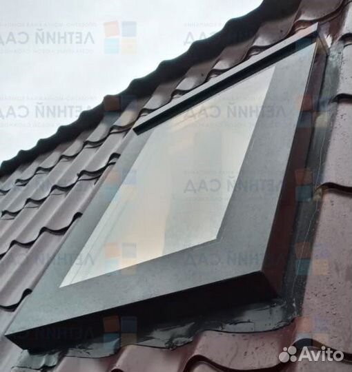 Мансардное окно из профиля Rehau 640x850 мм (шхв)