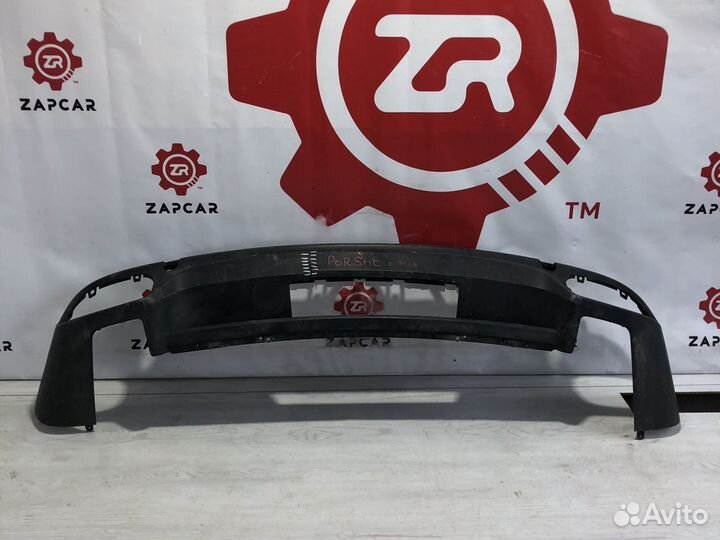 Porsche Cayenne Юбка бампера заднего