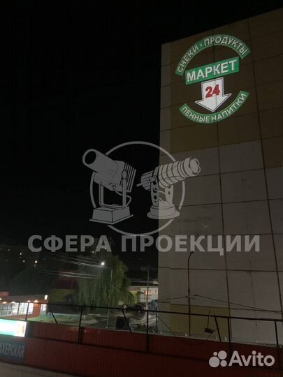 Рекламные гобо проекторы IGP для проекции рекламны