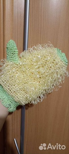 Мочалки ручной вязки