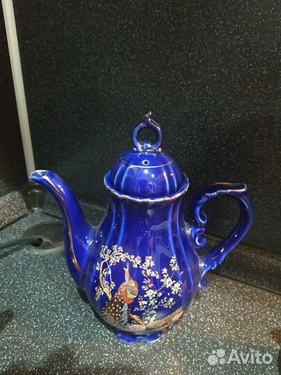 Кобальтовый сервиз Павлины