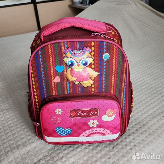 Портфель рюкзак для девочки начальная школа