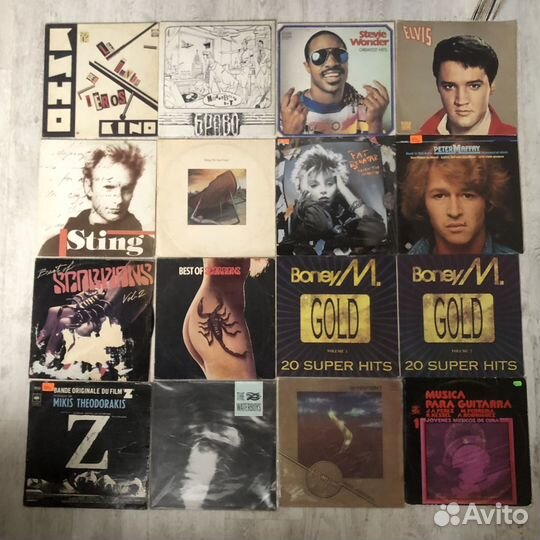 Разные виниловые пластинки