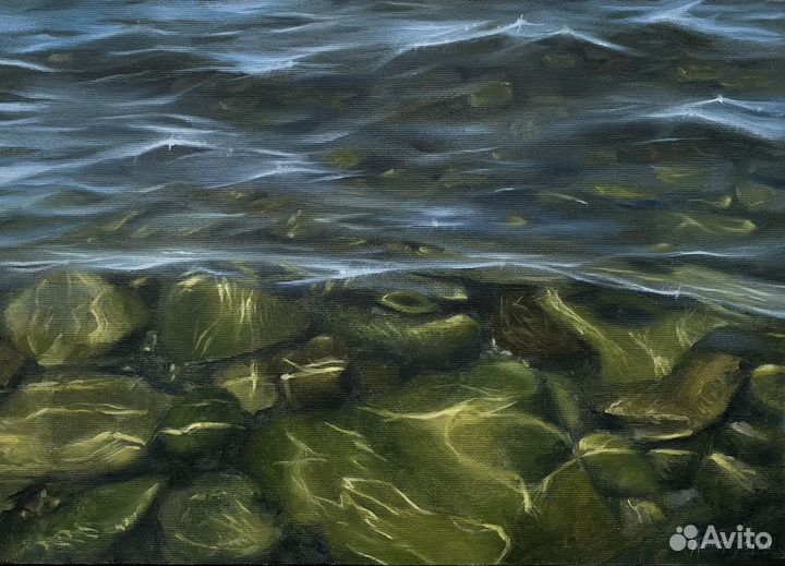 Картина маслом Морской пейзаж Черное море