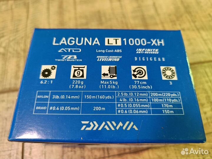 Катушка Daiwa 20 Laguna LT 1000-XH Новая