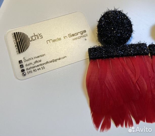 Дизайнерские серьги