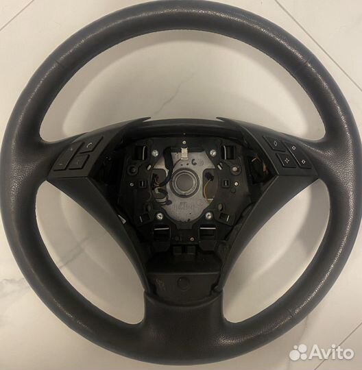 Руль BMW e60/61 с подушкой, с обогревом