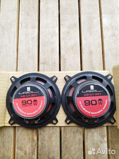 Динамики в авто 13см ural 90w