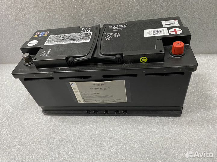 Аккумулятор AGM новый оригинальный 105Ah 2023