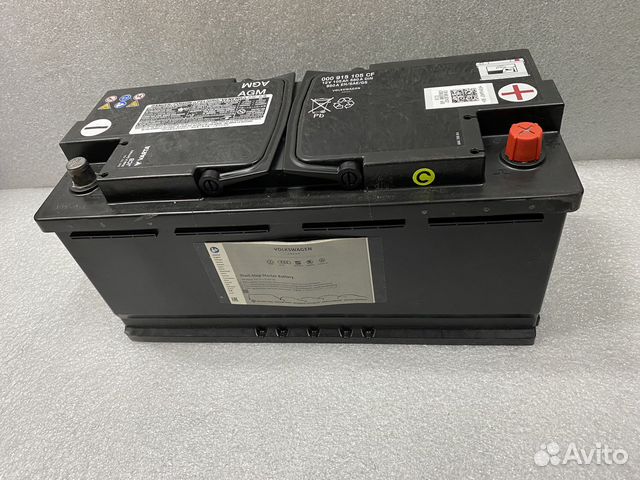 Аккумулятор AGM новый оригинальный 105Ah 2023