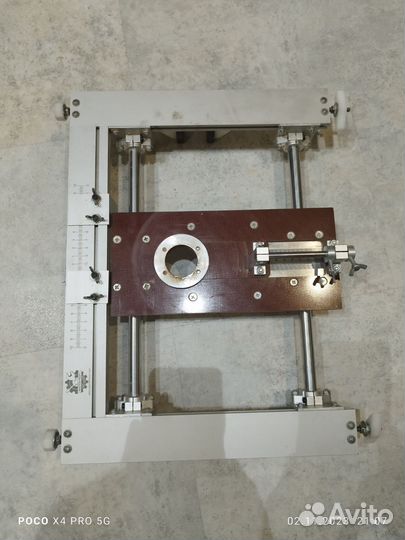 Шаблон Каретка для врезки дверных замков