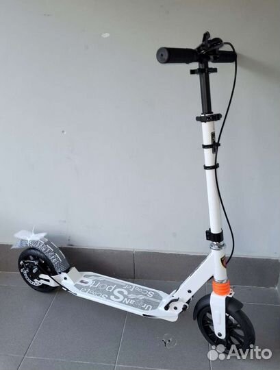 Городской самокат urban с ручным диск тормозом